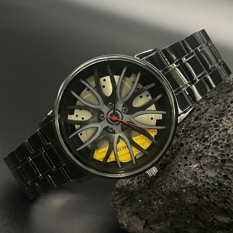 Men’s Stainless Steel Quartz Watch – 39mm Casual Analog Wristwatch – Multiple Colors