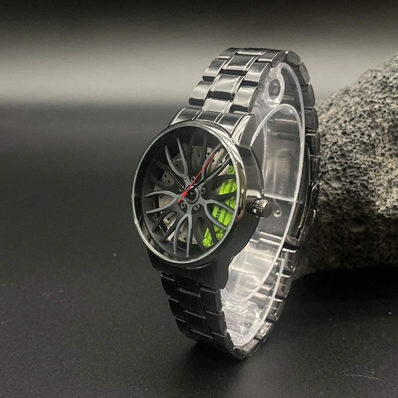 Men’s Stainless Steel Quartz Watch – 39mm Casual Analog Wristwatch – Multiple Colors