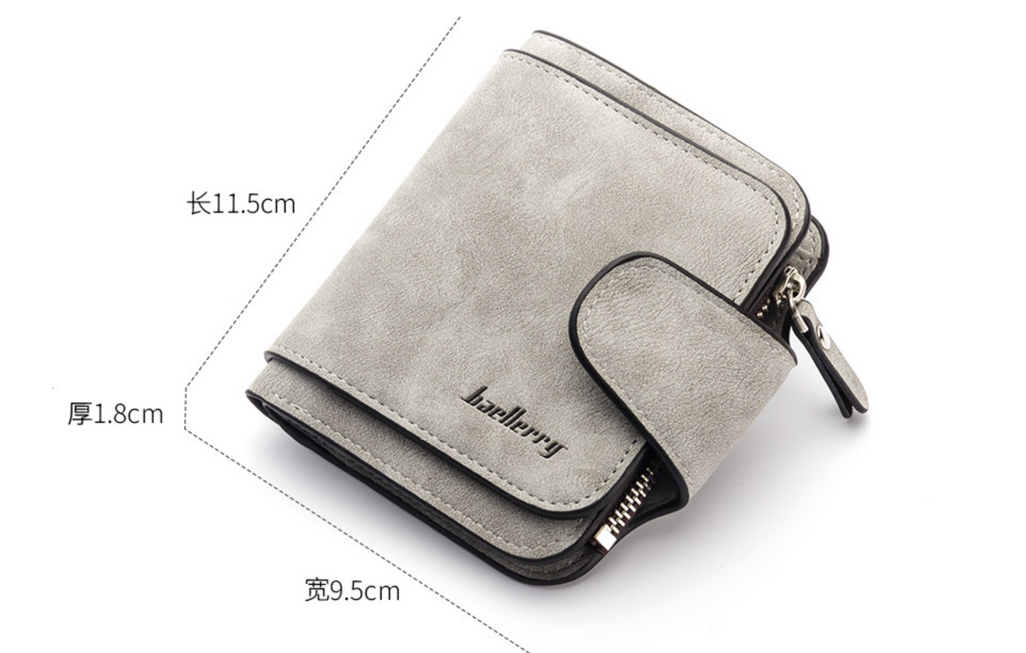 Women's Anti-Theft Multi-Card Suede Wallet | Cute Student Coin Purse | Short Button Wallet