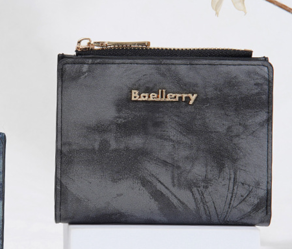 Baellerry Women’s Compact Wallet｜Multiple Card Slots & Zipper Coin Pocket｜Lightweight & Stylish｜Ships from Spain Warehouse