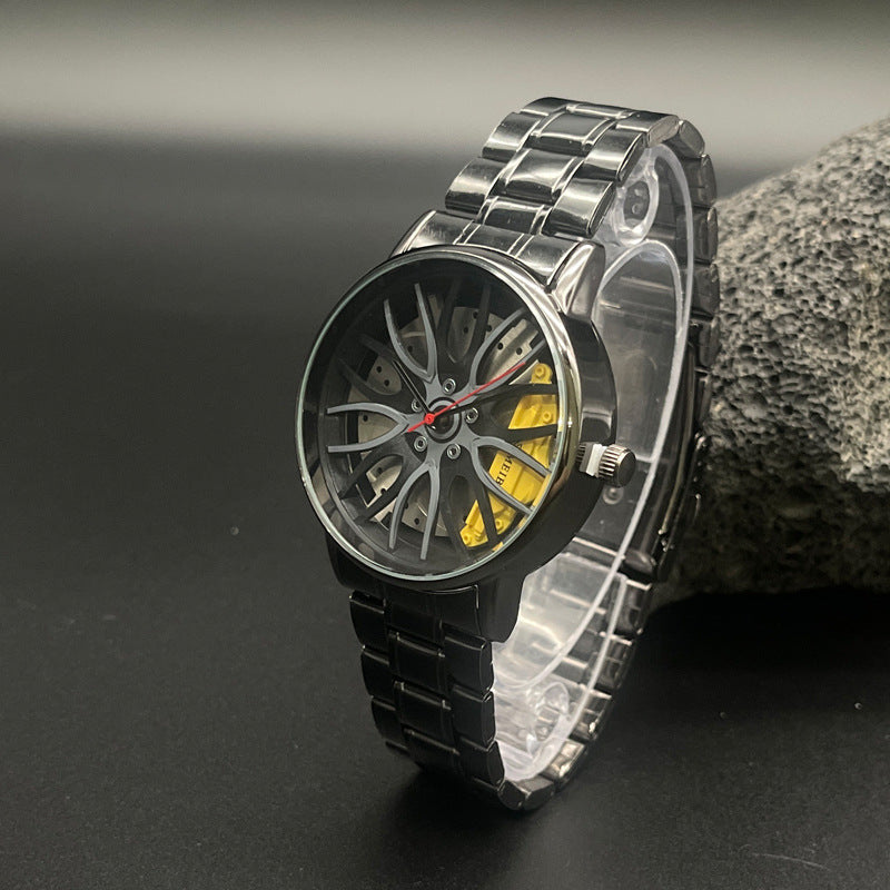 Men’s Stainless Steel Quartz Watch – 39mm Casual Analog Wristwatch – Multiple Colors