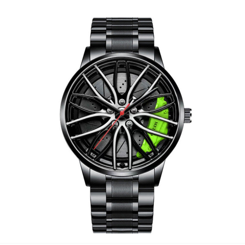 Men’s Stainless Steel Quartz Watch – 39mm Casual Analog Wristwatch – Multiple Colors
