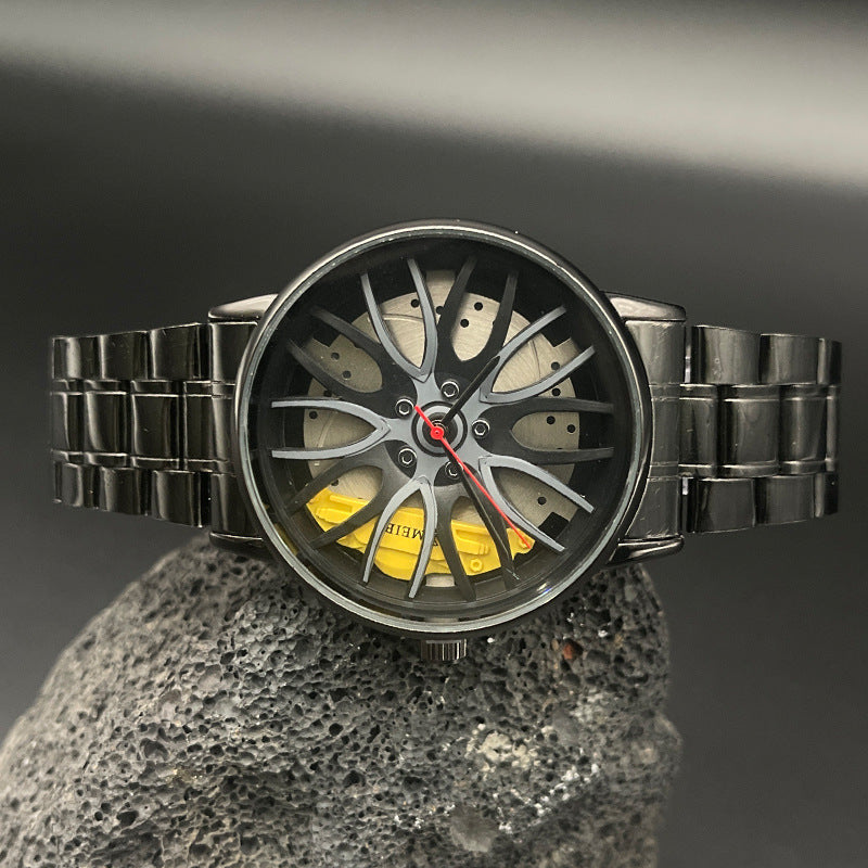 Men’s Stainless Steel Quartz Watch – 39mm Casual Analog Wristwatch – Multiple Colors