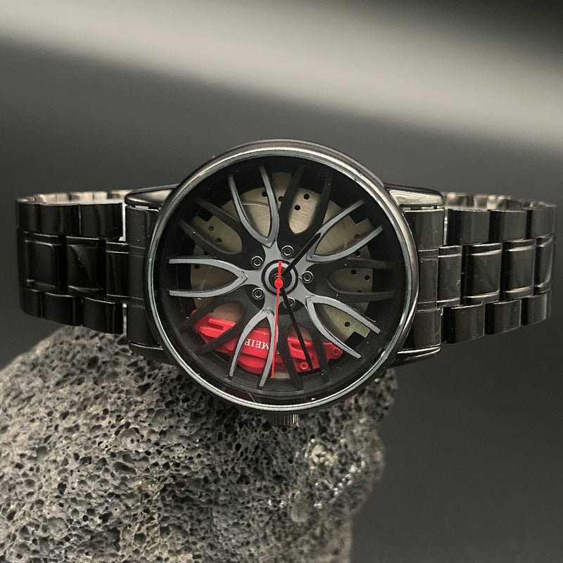 Men’s Stainless Steel Quartz Watch – 39mm Casual Analog Wristwatch – Multiple Colors