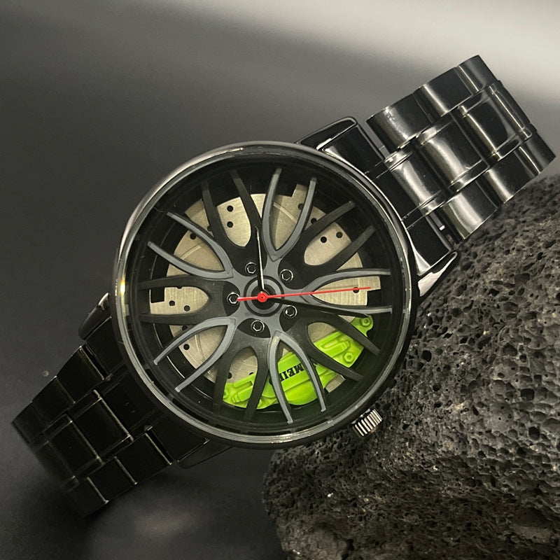 Men’s Stainless Steel Quartz Watch – 39mm Casual Analog Wristwatch – Multiple Colors