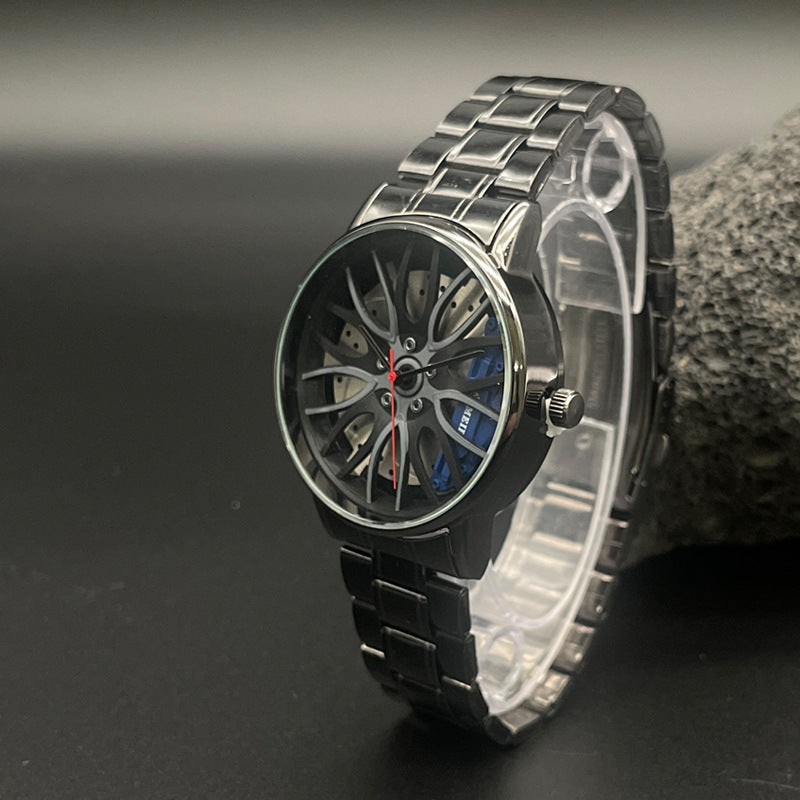 Men’s Stainless Steel Quartz Watch – 39mm Casual Analog Wristwatch – Multiple Colors