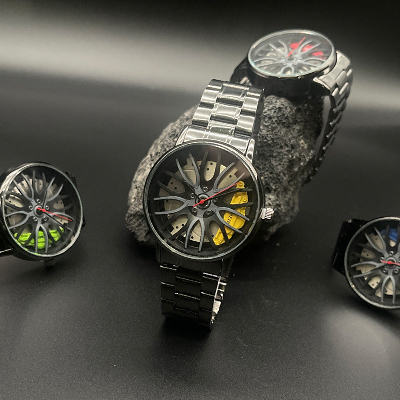 Men’s Stainless Steel Quartz Watch – 39mm Casual Analog Wristwatch – Multiple Colors