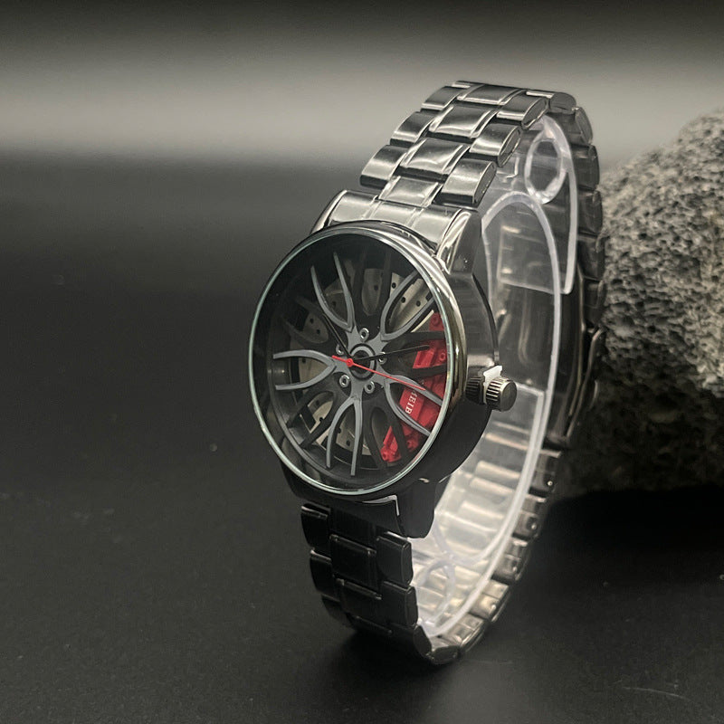 Men’s Stainless Steel Quartz Watch – 39mm Casual Analog Wristwatch – Multiple Colors