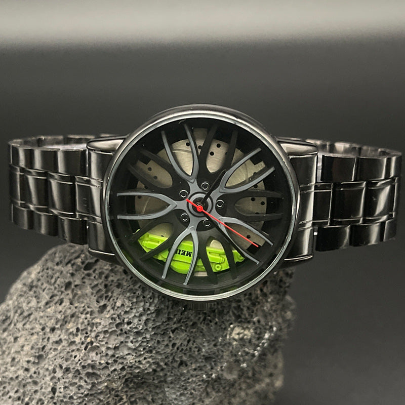 Men’s Stainless Steel Quartz Watch – 39mm Casual Analog Wristwatch – Multiple Colors