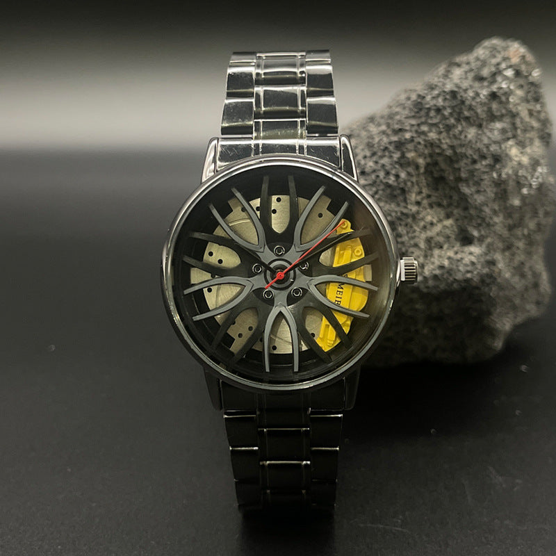 Men’s Stainless Steel Quartz Watch – 39mm Casual Analog Wristwatch – Multiple Colors