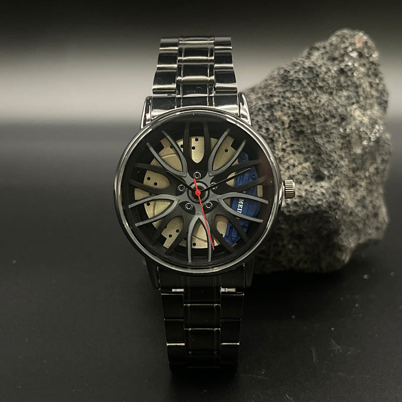 Men’s Stainless Steel Quartz Watch – 39mm Casual Analog Wristwatch – Multiple Colors